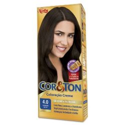 Tintura Cor&ton 4.0 Castanho Médio...