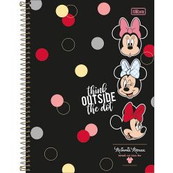 Caderno Tilibra Cd Universitário 1m 80f Minnie.
