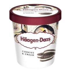 Sorvete Haagen Dazs 473ml Cookies/cream, Vs, Sp........