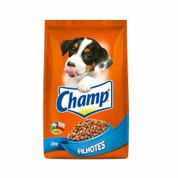 Ração Cães Champ 1kg Filhotes........