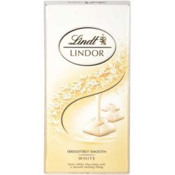 Chocolate Lindt 100g Lindor White.............