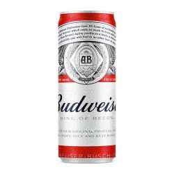 Cerveja Budweiser 350ml Lata Lager........