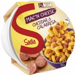 Mac`n Cheese Sadia 350g Congelado Calabresa, Vs, Sp.