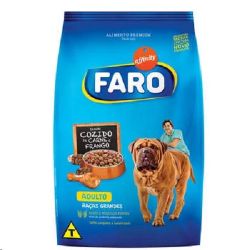 Ração Cães  Faro 10,1kg Adultos Raça Pequeno Cozido Carne...