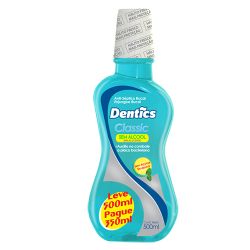 Enxaguante Bucal Dentics Leve 500ml Pague 350ml Zero Alcool........
