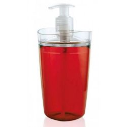 Porta Sabonete Líquido Martiplast Tule Vermelho........