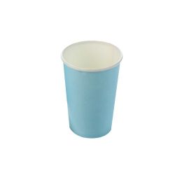 Copo Silver 270ml Papel 10un Azul Bebe.