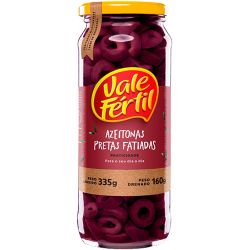 Azeitona Vale Fértil 160g Preta Fatiado........