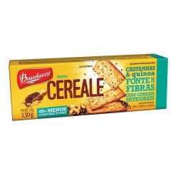Biscoito Bauducco 130g Cereale Castanha/quinoa...