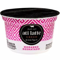 Iogurte Ati Latte 100g Grego Morango Desnatado, Vd........