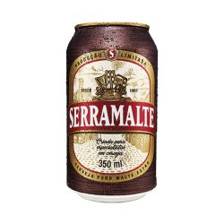 Cerveja Serramalte 350ml Lata.