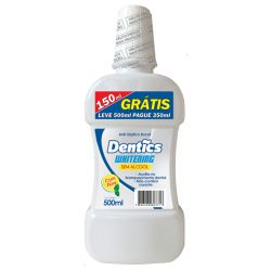 Enxaguante Bucal Dentics Leve 500ml Pague 350ml Whit........
