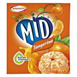 Refresco Em Pó Mid 25g Tangerina