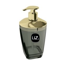 Porta Sabonete Liquido Translucido Premium Preto E.