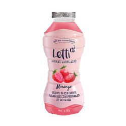 Iogurte Letti 180g Parcial Desnatado Morango, Vd........