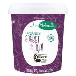 Sorbet La Naturelle 500ml Orgânico Açaí, Vs, Sp.