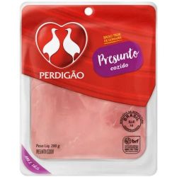 Presunto Perdigao 200g Cozido Fatiado, Vs, Sp........