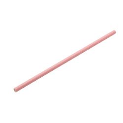 Canudo Papel Silver Liso 20un Rosa Bebe.