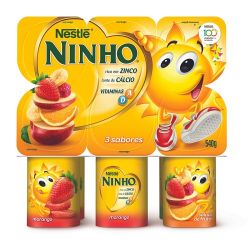 Iogurte Nestlé 540g Ninho Polpa Morango, Vd.