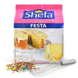 Mistura Para Bolo Shefa 400g Festa.