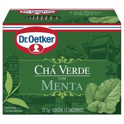 Chá Dr. Oetker 22,5g Verde Menta..............
