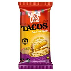 Mini Tacos Nacho Loco 300g Carne, Vs, Sp...
