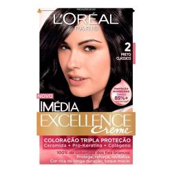 Tintura Imédia Excellence Creme 2 Preto Clássico........