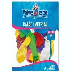 Balao Fest Lar C/30u Liso Misto........