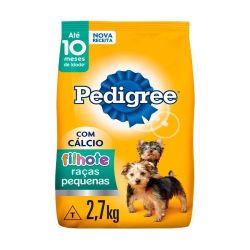 Ração Cães Pedigree 2,7-3kg Vital Filhotes Raças Pequenas........