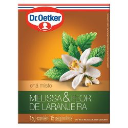 Chá Dr. Oetker 15g Misto Melissa Flor De Laranja..............
