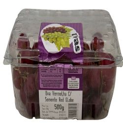 Uva Red Glob Cumbuca 500g, Sp........