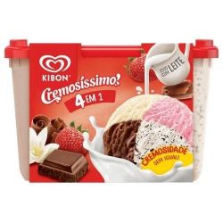 Sorvete Kibon 2l Cremosissímo 4em1, Vs, Sp...