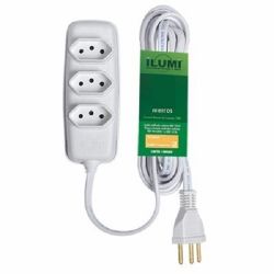 Extensão Ilumi Compacta C/cabo Pp 3m10a...