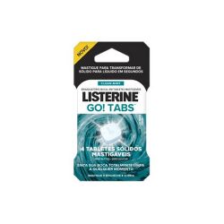 Tabletes Listerine 4 Unidades Go Tabs.