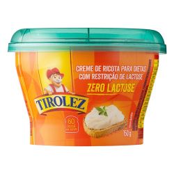 Creme Ricota Tirolez 150g Zero Lactose, Vs, Sp...