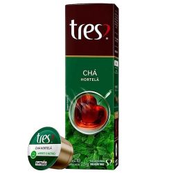 Capsula Chá 3 Corações 25g 10un Hortelã........