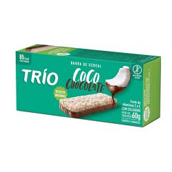 Barra Cereal Trio 60g - 75g Coco Com Chocolate.................