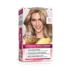 Tintura Imedia Excellence Creme 8 1 Louro Sueco...