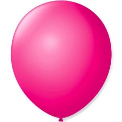 Balão Fest Lar C/30un Liso Rosa Pink........