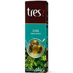 Capsula Chá 3 Corações 25g 10un Erva Doce........