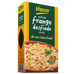 Peito Frango Vapza 400g Cozido Desfiado, Vs, Sp........