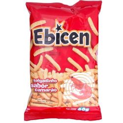 Salgadinho Ebicen 60g Camarão...