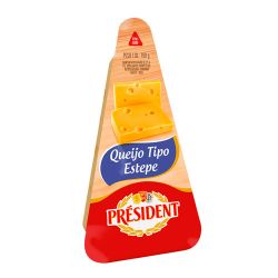 Queijo Estepe President 160g Fracao, Vs, Sp.