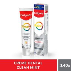 Creme Dental Colgate 140g Total 12 Clean Mint...