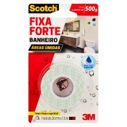 Fita Fixa Forte 3m Banheiro...