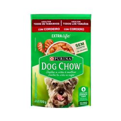 Alimento Para Cães Dog Chow 100g Adulto Cordeiro Tenro...