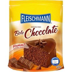 Mistura P/bolo Fleischmann 450g Premium Chocolate.................