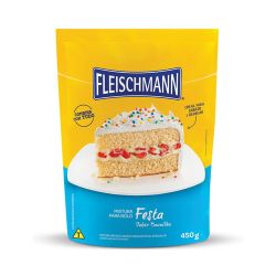 Mistura P/bolo Fleischmann 450g Baunilha.................