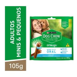 Bisc.p/caes Dog Chow 105g Oral Mini Pequenos.