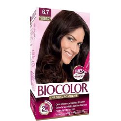 Tintura Biocolor Beleza Absoluta 6 7 Marrom Natural Irr........